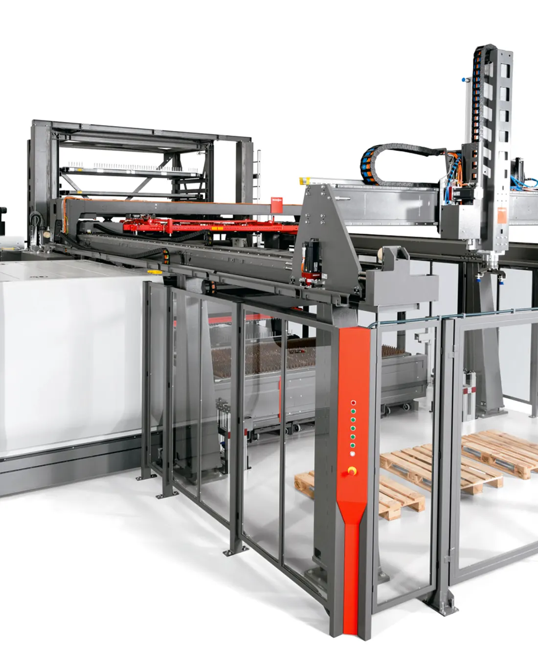 Máquina de proceso automatizado en planta